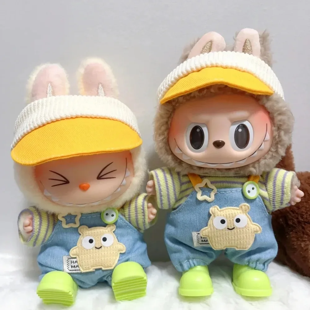 

17cm Labubu 3.0 Doll Clothes Set Sports and Casual Style Replacement Outfit for Cute Clothing DIY Fashion Accessories Toy Gift