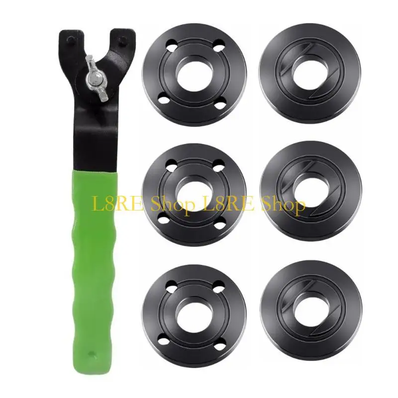 L8RE Essential Grinder Flange и Harench Set Metal Bock Nuct и гаечная гаечная гаечная гаечная газета для деревообрабатывающей