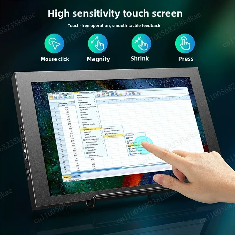 High Definition IPS Portable Touch Display External Secondary Screen Multi-System Computer Expansion Monitor