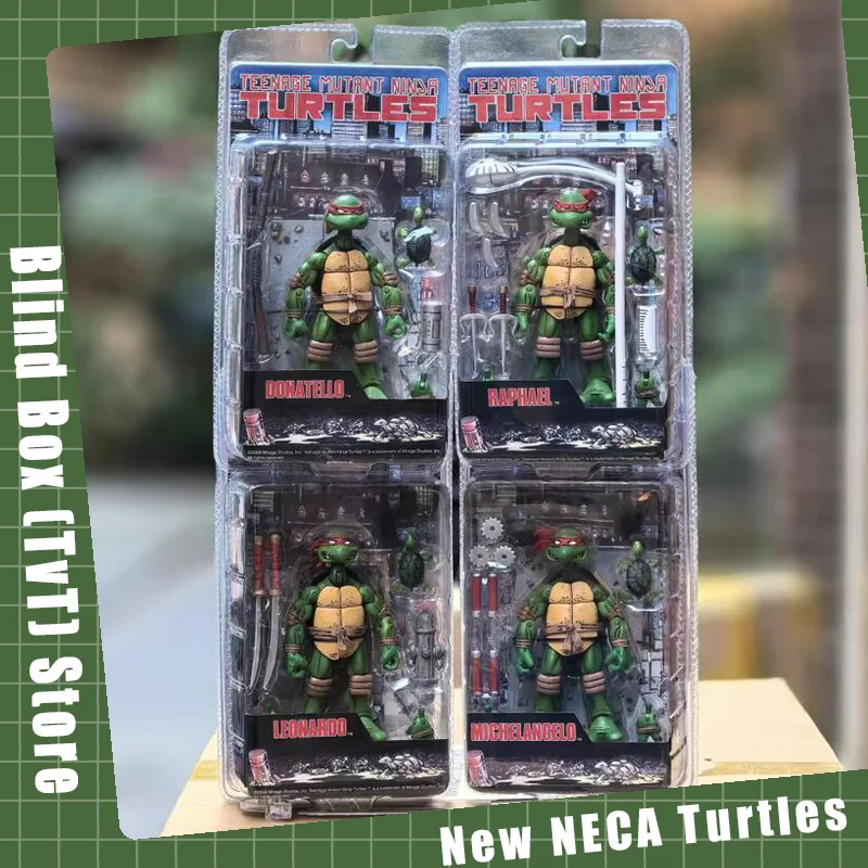 In Stock New Neca Teenage Mutant Ninja Turtles Leonardo Leads Tmnt Turtles First Ninja Anime Action Figure Model Toys Gifts Boys