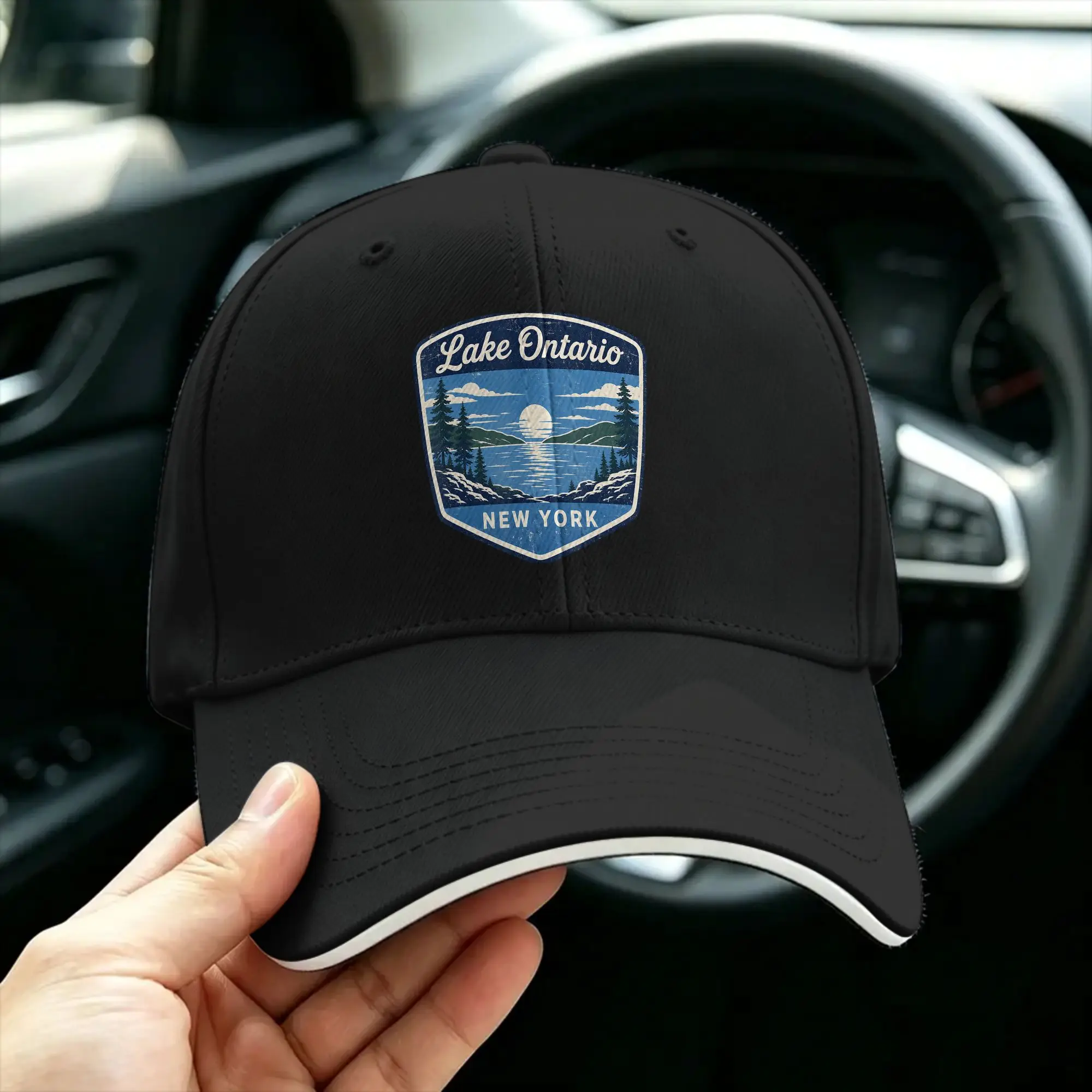 Lake Ontario Canada Sun Baseball Cap Summer Men Women Funny Political Sun-Proof y2k Cute Hunting Camping Snapback Cap
