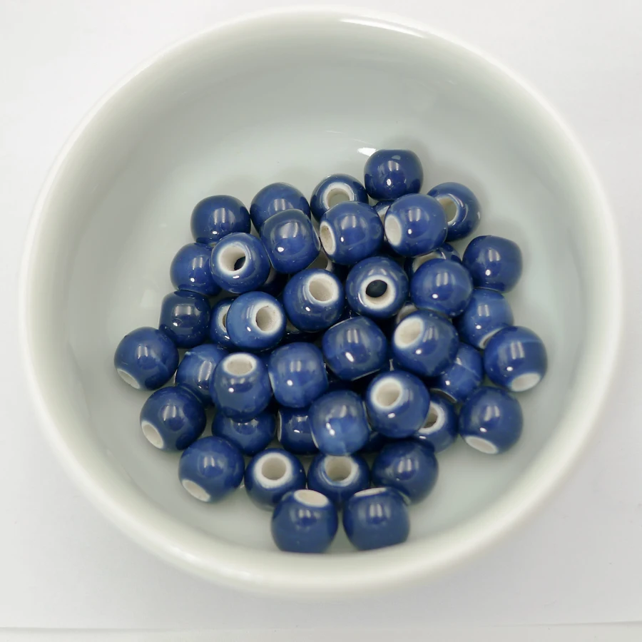7# 100pcs China Ceramic Beads  Not Hama  Sell By Bags Procelain Bead For Jewelry Making 7mm  Beads #A505B