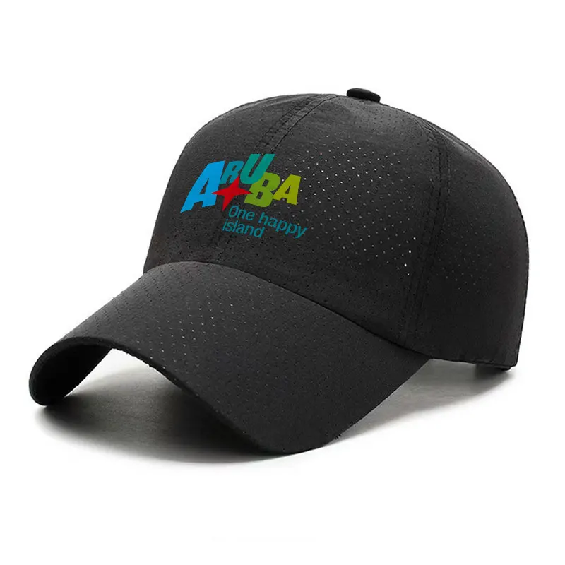 Aruba One Happy Island Quick Dry Baseball Cap Outdoor Travel Sport Hat
