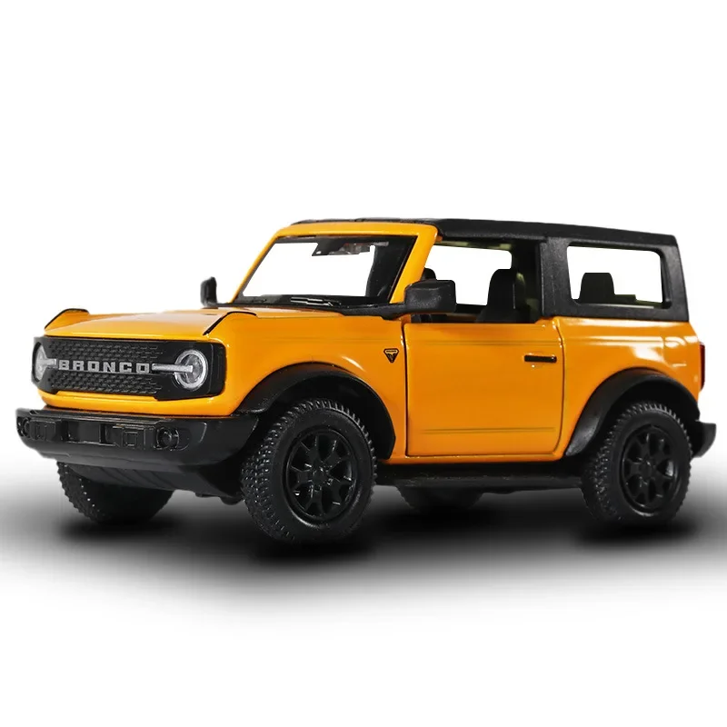 Nieuwe 1:36 Ford Bronco Suv Off-Road Hoge Imitatie Legering Auto Model Auto Decoratie Collectie Geschenk Speelgoed Spuitgieten Model Speelgoed