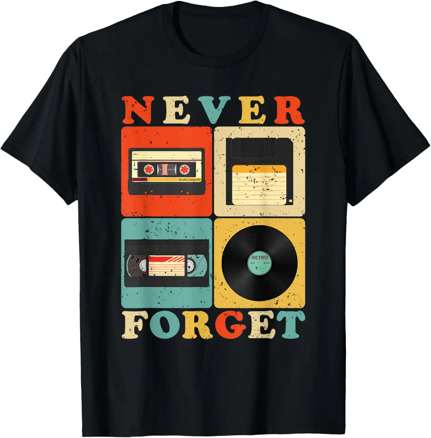 Никогда не забывайте ностальгию, забавная винтажная футболка в стиле ретро 90-х, хлопковые футболки с графическим рисунком, уличная одежда в стиле Харадзюку, женская и мужская одежда