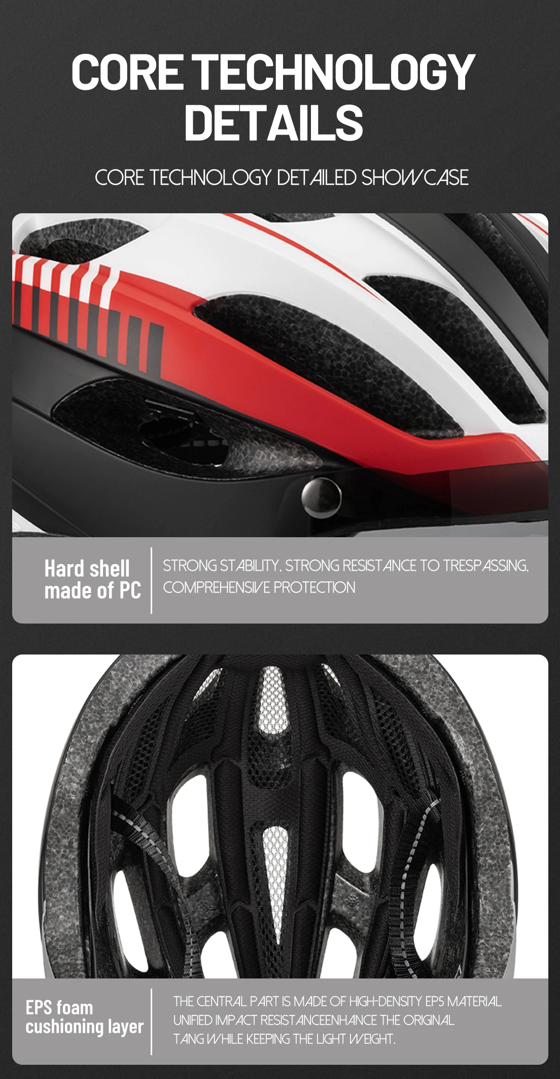 Eastinear Hochwertiger Fahrradhelm, verstellbar, ultraleicht, atmungsaktiv, für Autobahn, MTB, Radfahren, Harthelm mit Schutzbrille – Detail 10