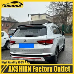 Rear Roof Lip Spoiler For Seat Ateca 2016-2020 Roof Spoiler Gloss Black ABS Plastic Car Rear Wing Seat Ateca 5FP FR Cupra Ateca