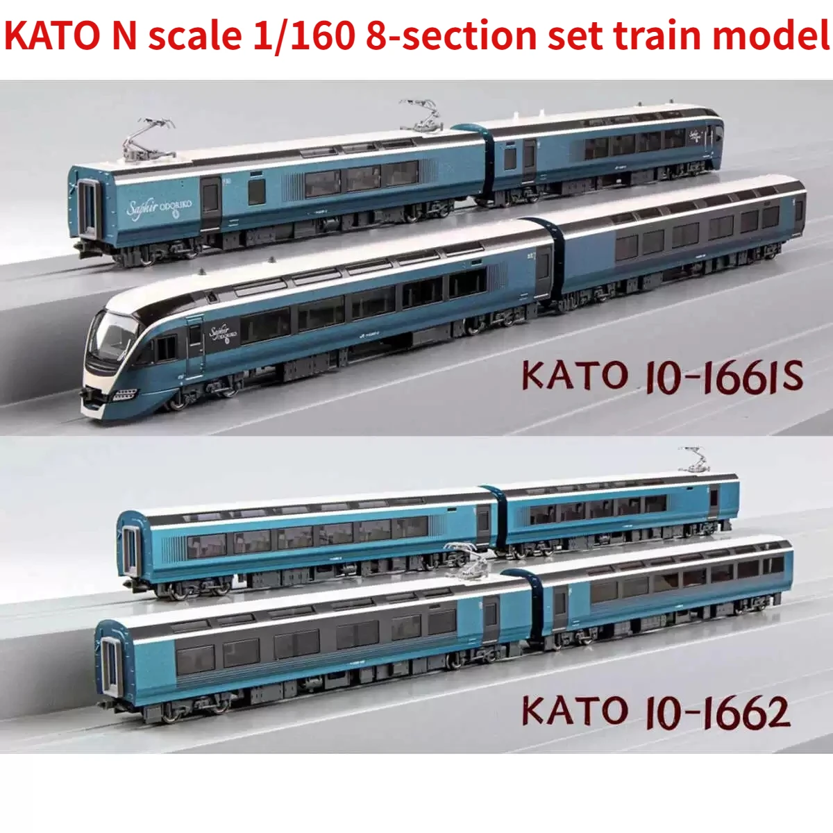 KATO N Scale 1/160 Train Model 10-1661S/1662 E261 Series Express Train 8-section Train Model Toy Gift