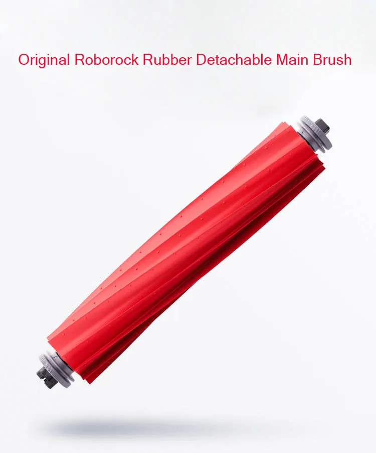 Roborock-piezas originales de cepillo principal de goma S7 Q7, cepillo de rodillo desmontable para S7Pro Q7Max S7MaxV Ul