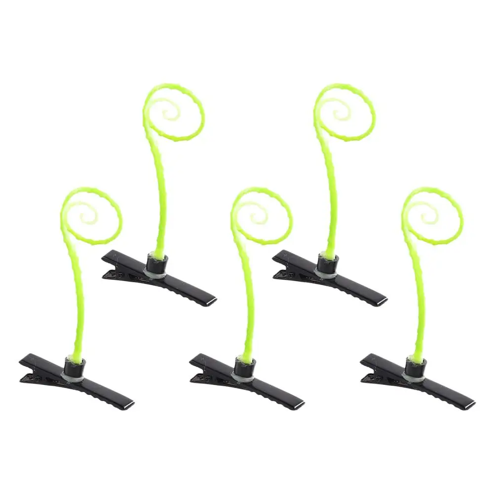 5pcs Grass Hair Clip Plant Bean Sprout Clip Cute Mushrooms Hairpin For Women Headwear Hair Korean Hair Accessories