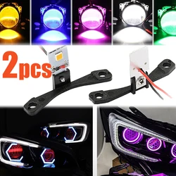 2PCS Car Styling LED Devil Eye DRL LED Module For Headlight Projector Lens Retrofit DIY Red Blue Yellow White Demon Evil Eye