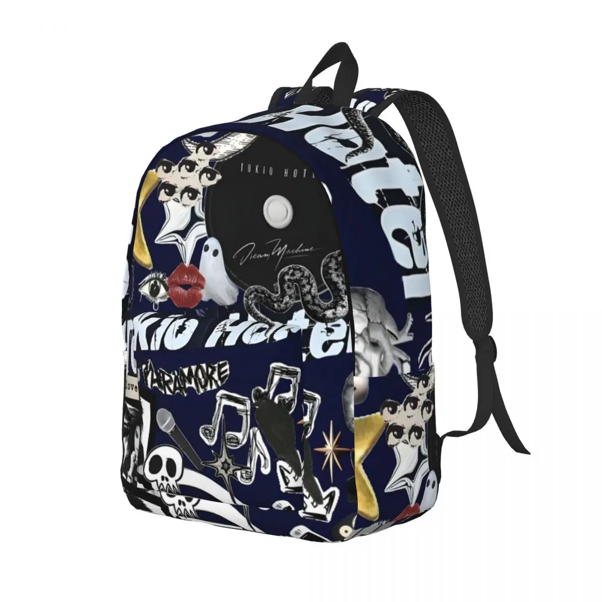 T-Tokie-Hotel Printed Lightweight Casual Schoolbag For School, Outdoor, Shopping, Office 15.7in 17.7in