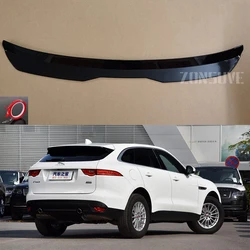 For 2016--2019 Jaguar F-pace Roof Spoiler Rear Wing Body Kit Accessories ABS Plastic SUV Hatchback Universal Gloss Black