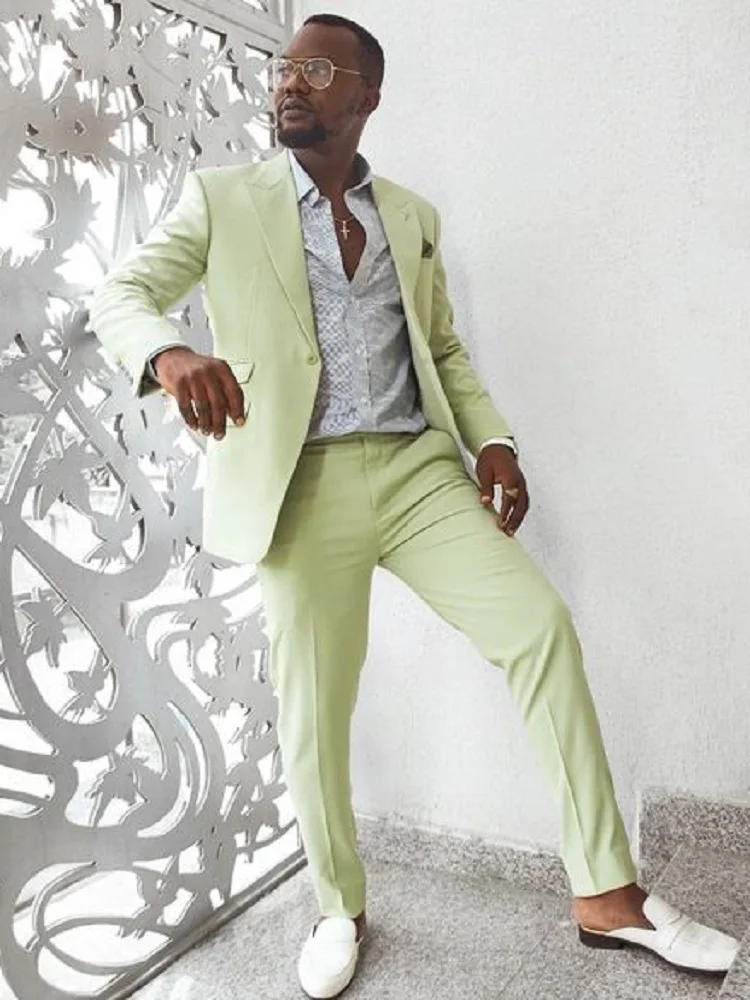 

Gwenhwyfar Peak Groom Wedding Suits Blazer Jacket Pants 2 Pieces Business Formal Classic 2023 New Arrival Men Suits