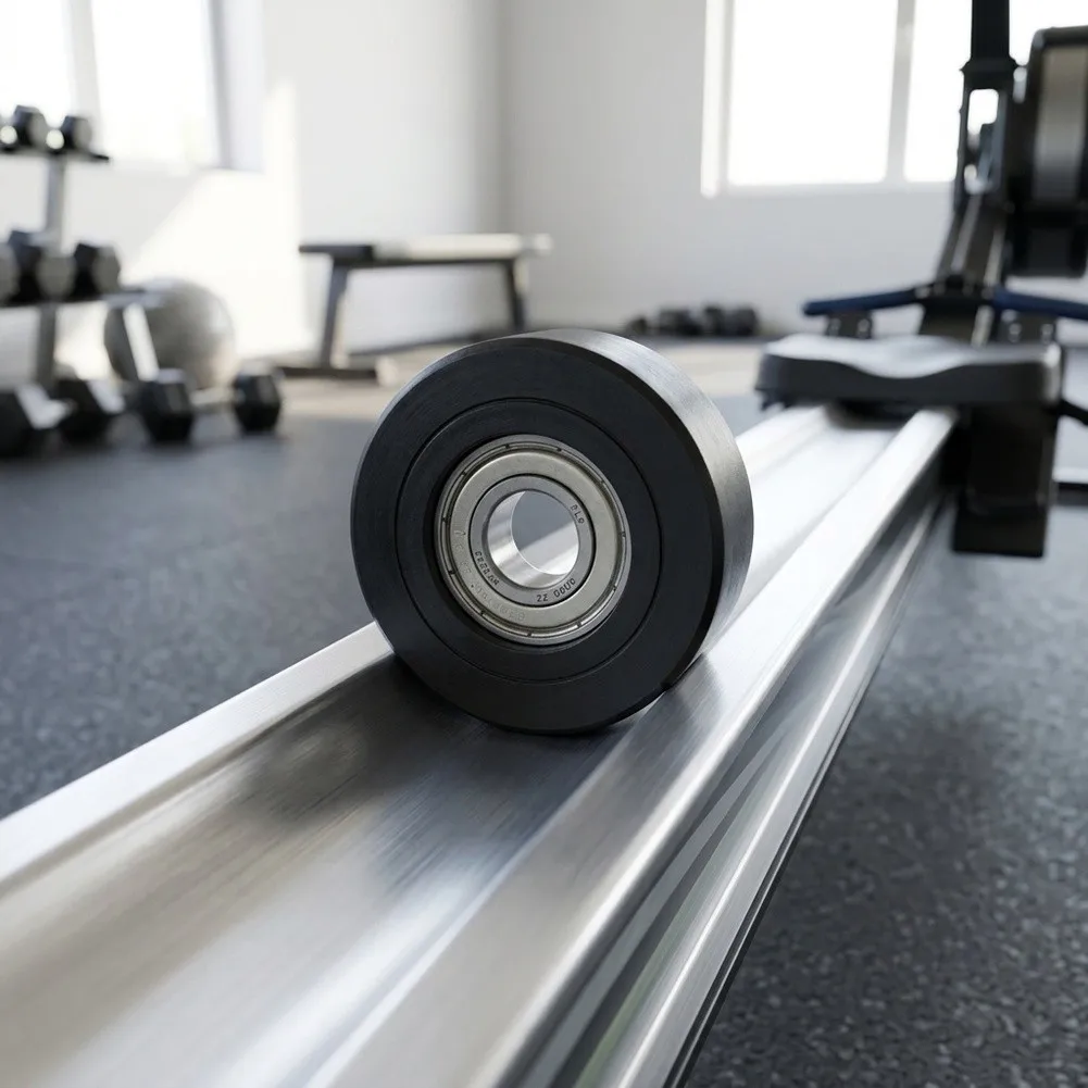 For Gym Equipment Repair Seat Rail Wheels Fitness Equipment Wheels High Load Capacity Sealed Steel Ball Bearing