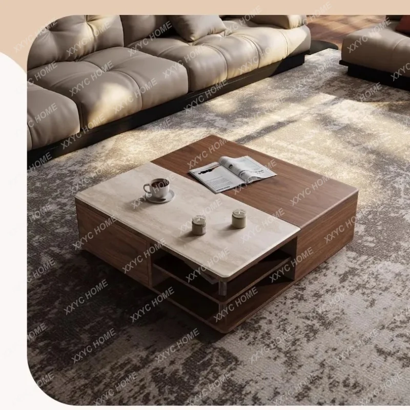 XXSquare Luxury Coffee Table Storage  Premium Floor Coffee Table Aesthetic Vintage  Home Furnitur
