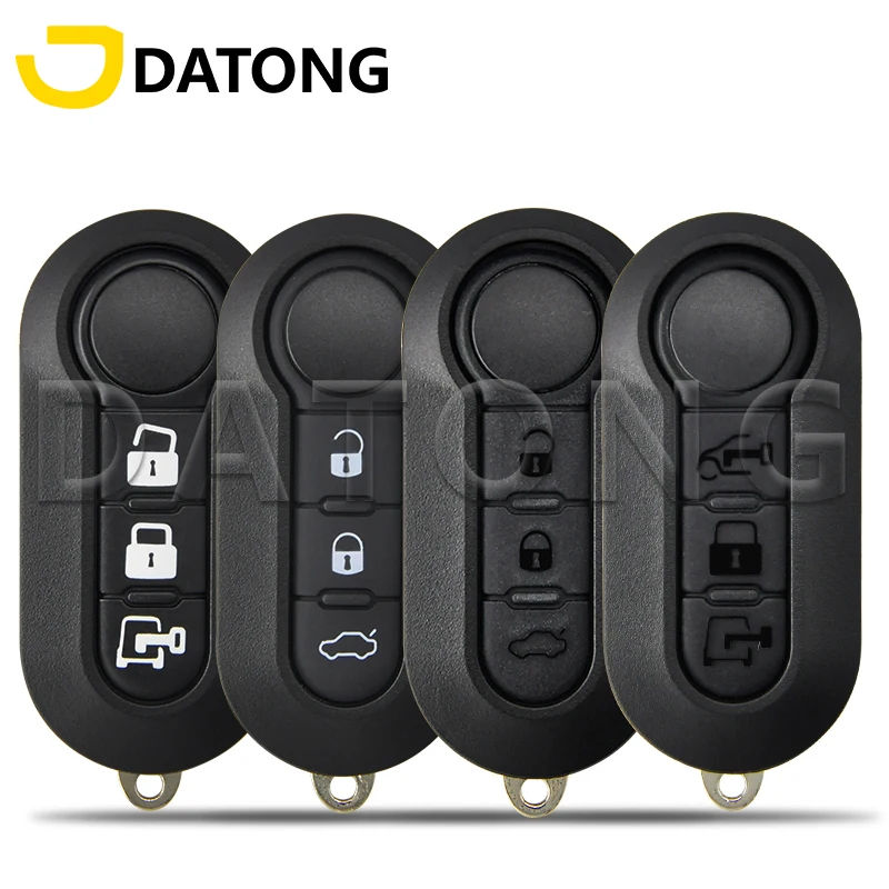 Datong World Car Remote Key Shell Case For Fiat 500 Panda Punto Bravo Stilo Ducato Citroen Jumper Peugeot Boxer SIP22 Flip Key