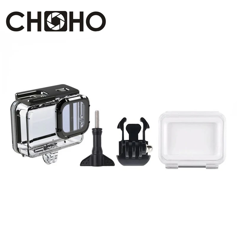 Dla GoPro 13 Akcesoria Wodoodporne etui Ochraniacz obudowy do nurkowania 45M Podwodny uchwyt do kamery GoPro Hero 9 10 11 12