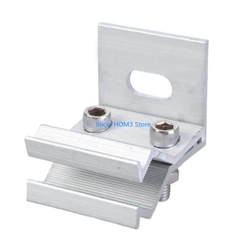 A5YD 4pcs Aluminium Roof Mount Brackets Portable for Solar and Photovoltaic Systems