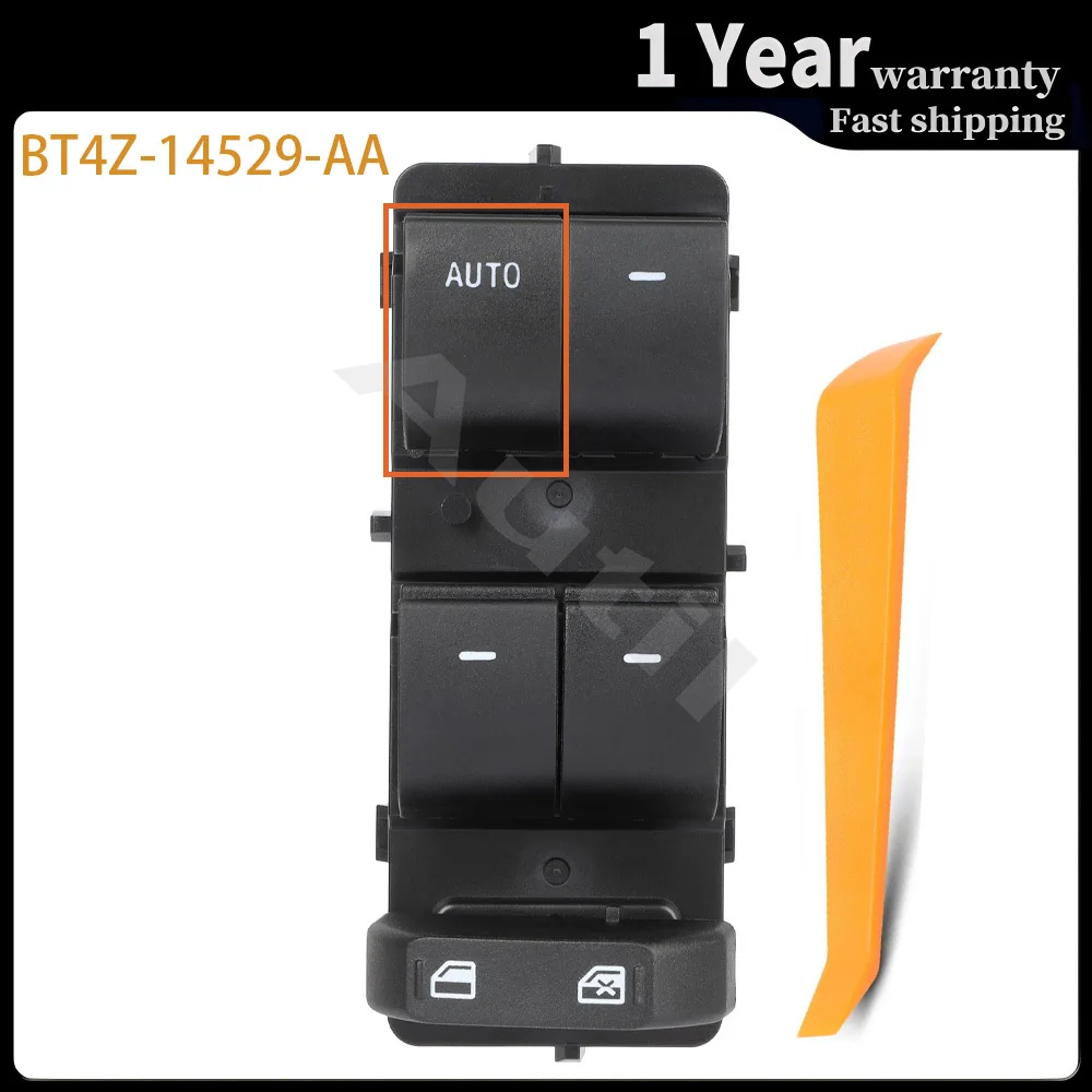 

BT4Z-14529-AA for Ford Edge 2011 2012 2013 2014 2015 Front Left Side Electric Power Window Switch Glass Lifter Control Button