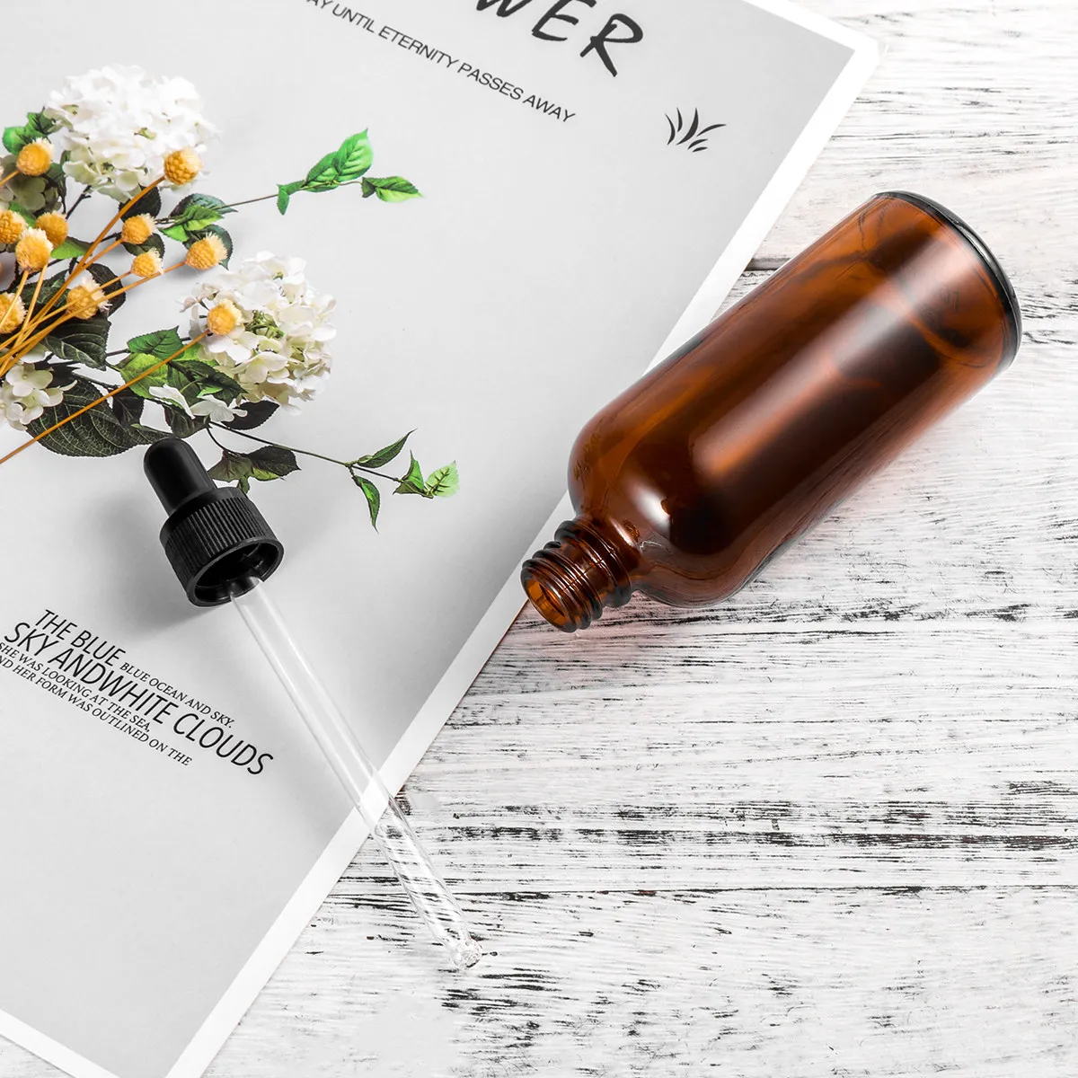 10Pcs Essential Oil Bottles Empty Refillable Dropper Bottles Travel Perfume Carrier DIY Blends Aromatherapy Refillable Bottle