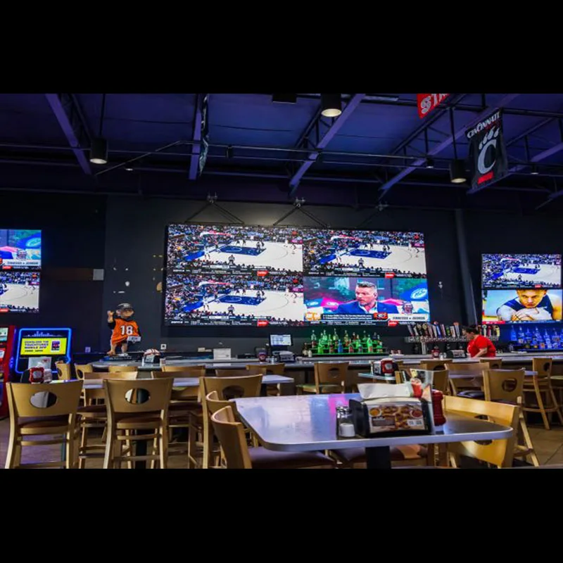 Pantalla de gabinete interior/exterior de alta resolución, pantalla de panel publicitario para iglesia de 500x1000mm, fabricada por pantalla LED