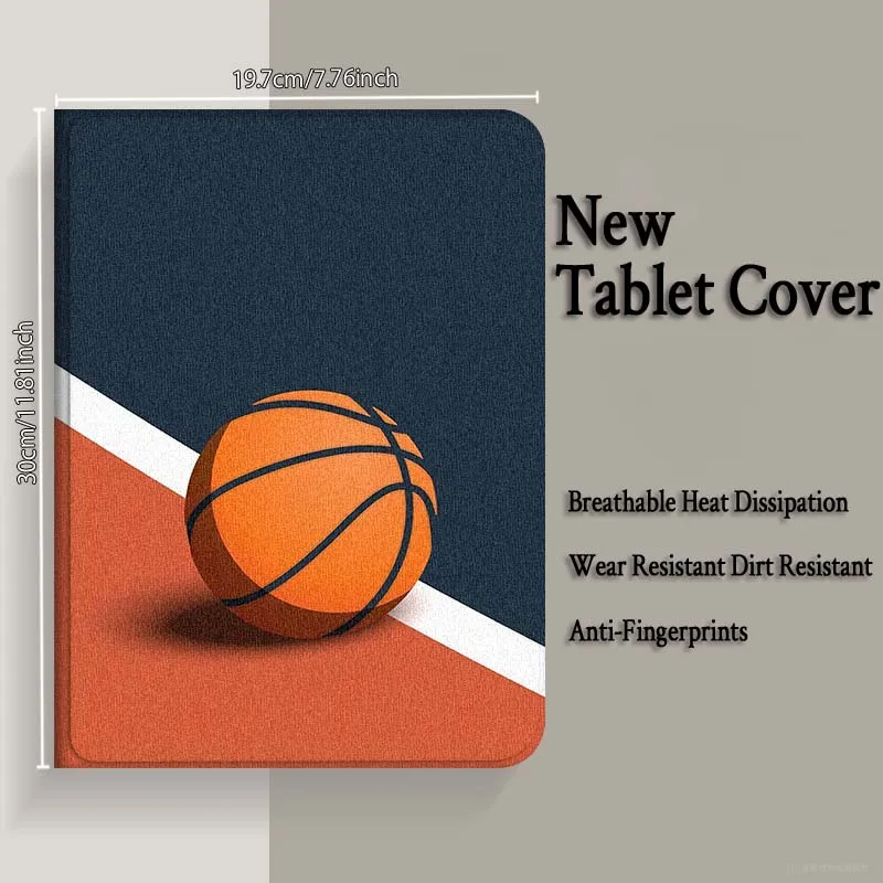 

Creative basketball patternsTablet Case For Xiaoxin Legion Tab Y900 Y700 K10 M10 P11 Pad Pro GT Plus 3rd Gen 4 8.8 11 11.5 Cover
