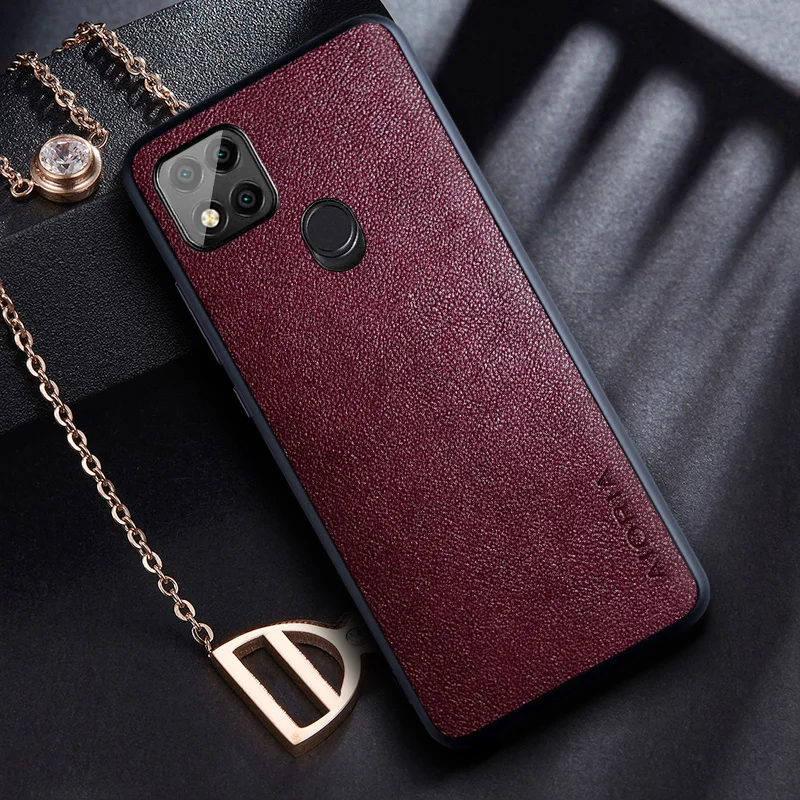 Case for Xiaomi Redmi 9C NFC coque with Retro business PU leather Skin design phone cover for Xiaomi redmi 9c nfc case funda