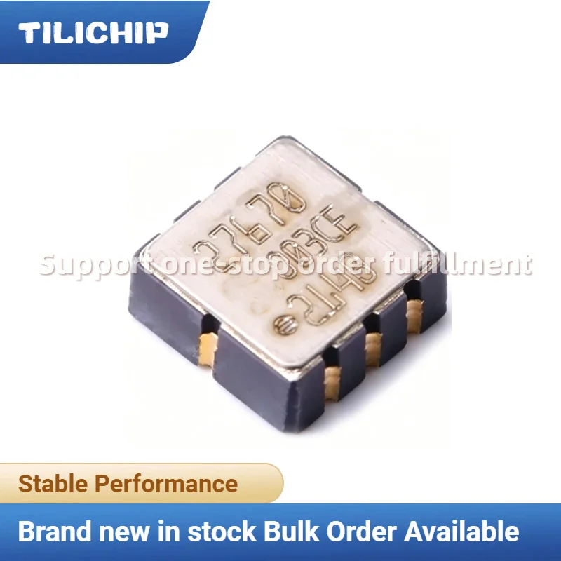 Brand new original ADXL203CE, silkscreened 203CE, LCC-8 package, dual-axis analog output accelerometer.