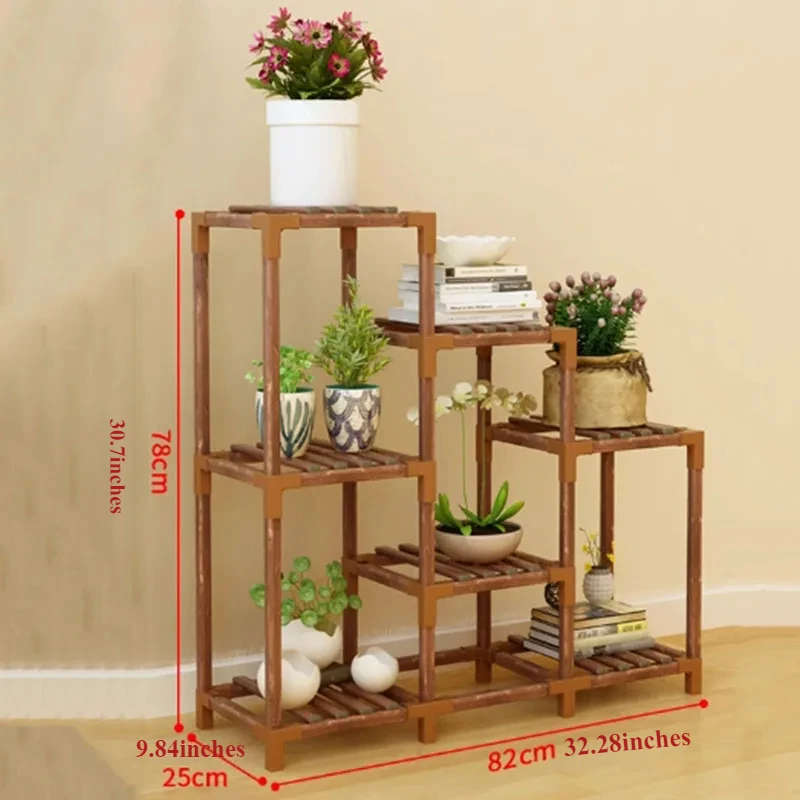 Flowerpot Display Garden Plant Shelf Balcony Indoor Support Storage Plant Shelf Outdoor Estante Para Plantas Home Furniture