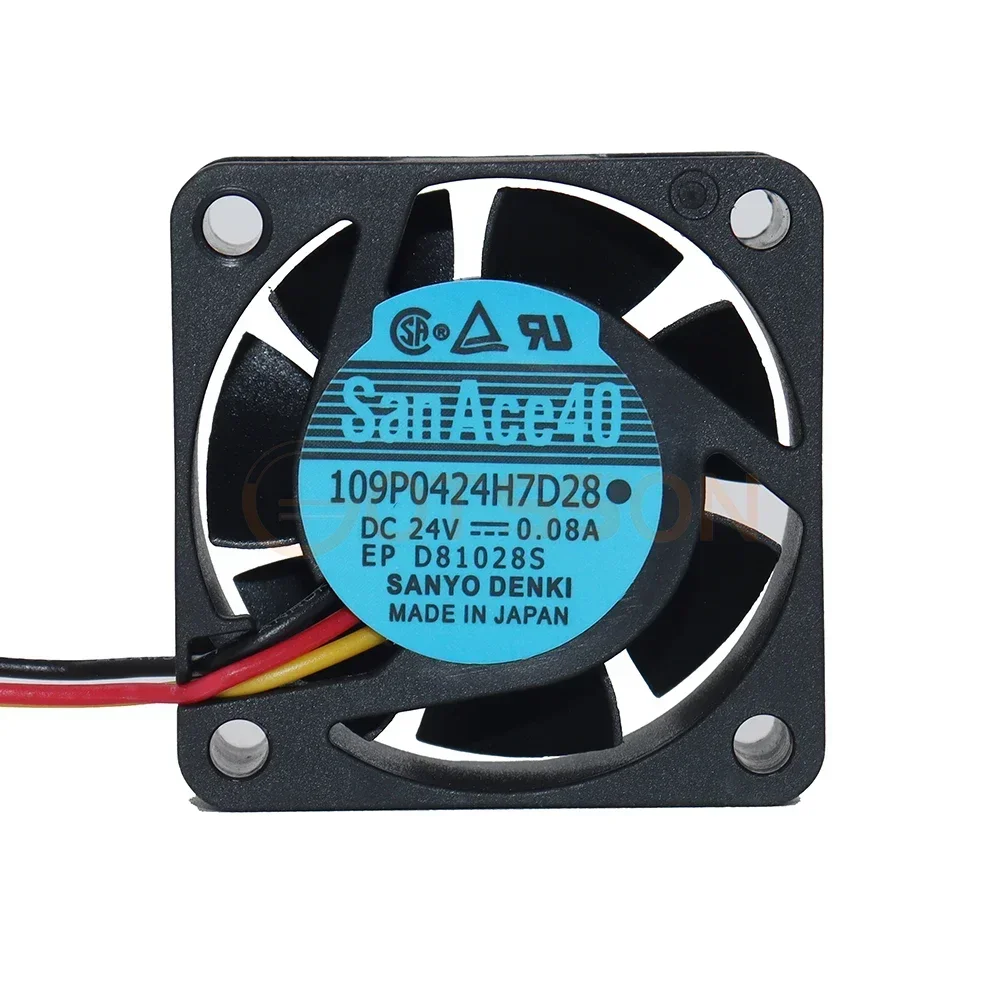 

+Новинка для SANYO 4015 109P0424H7D28, охлаждающие серверные вентиляторы Fanuc P/N: A90L-0001-0441/39 DC24V 0,08A 4 см, серверный вентилятор, 5 шт.