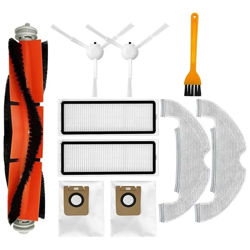 

B89B-10PCS Replacement Spare Parts For Xiaomi Dreame Bot D10 Plus RLS3D L10plus/Z10pro Vacuum Main Side Brush Filter Dust Bag Mo