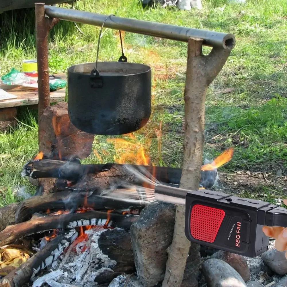 Handheld Electric BBQ Fan Air  - Outdoor Power Pedestal ulasan dan harga