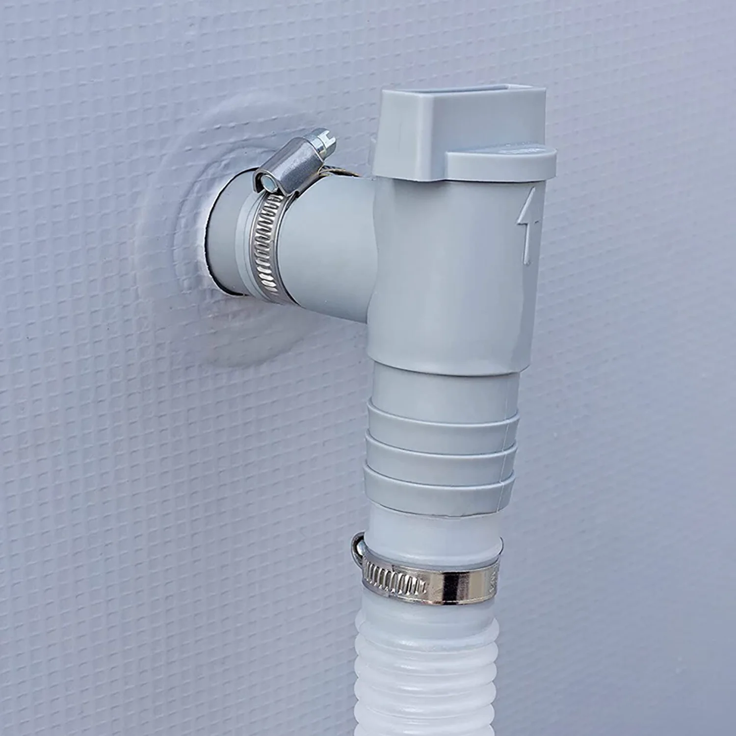 32mm Hose Valve Joint Pool On/Off Plunger Valve Leak Proof Sealed Replacement Outdoor Swimming Pool Pond Drainage Pipe Fittings
