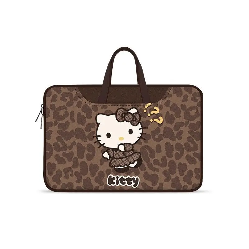 

Personalized Anime Hello Kitty Laptop Bag Cute Large Capacity Tablet Organizer Cartoon Handbag Laptop Case 12in 13in 14in 16in