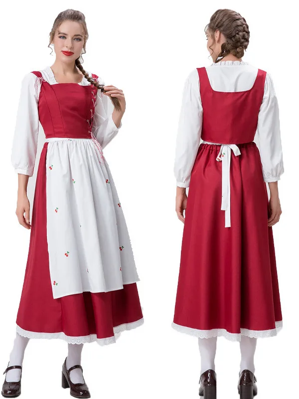 الرداء الأحمر الصغير أزياء الهالوين التأثيرية S مجموعة بدلة الأدوار الصينية التقليدية للنساء Faion شتاء 2025 #1