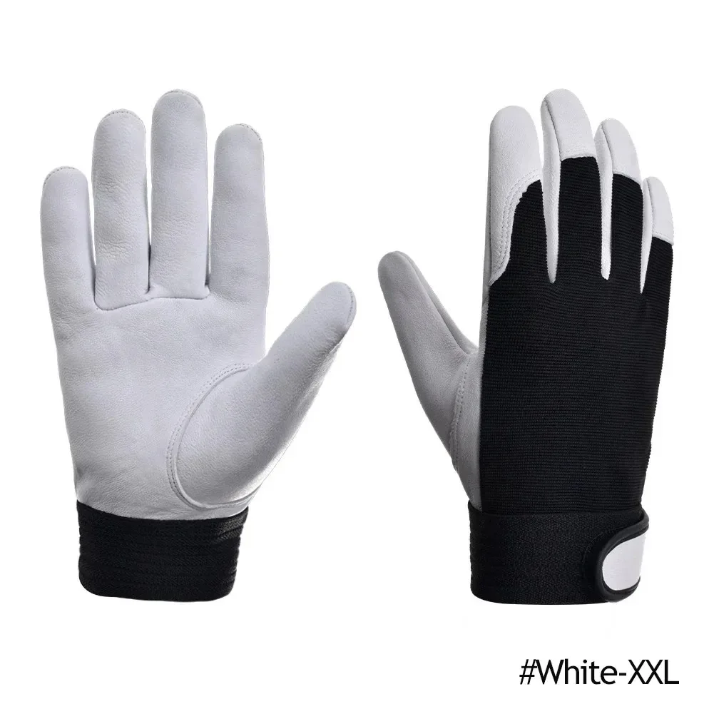 

Leather Welding Gloves Flame Retardant Heat-Resistant Work Gloves Oven Fireplace Welder Supplies Anti-cutting Glove Workplace