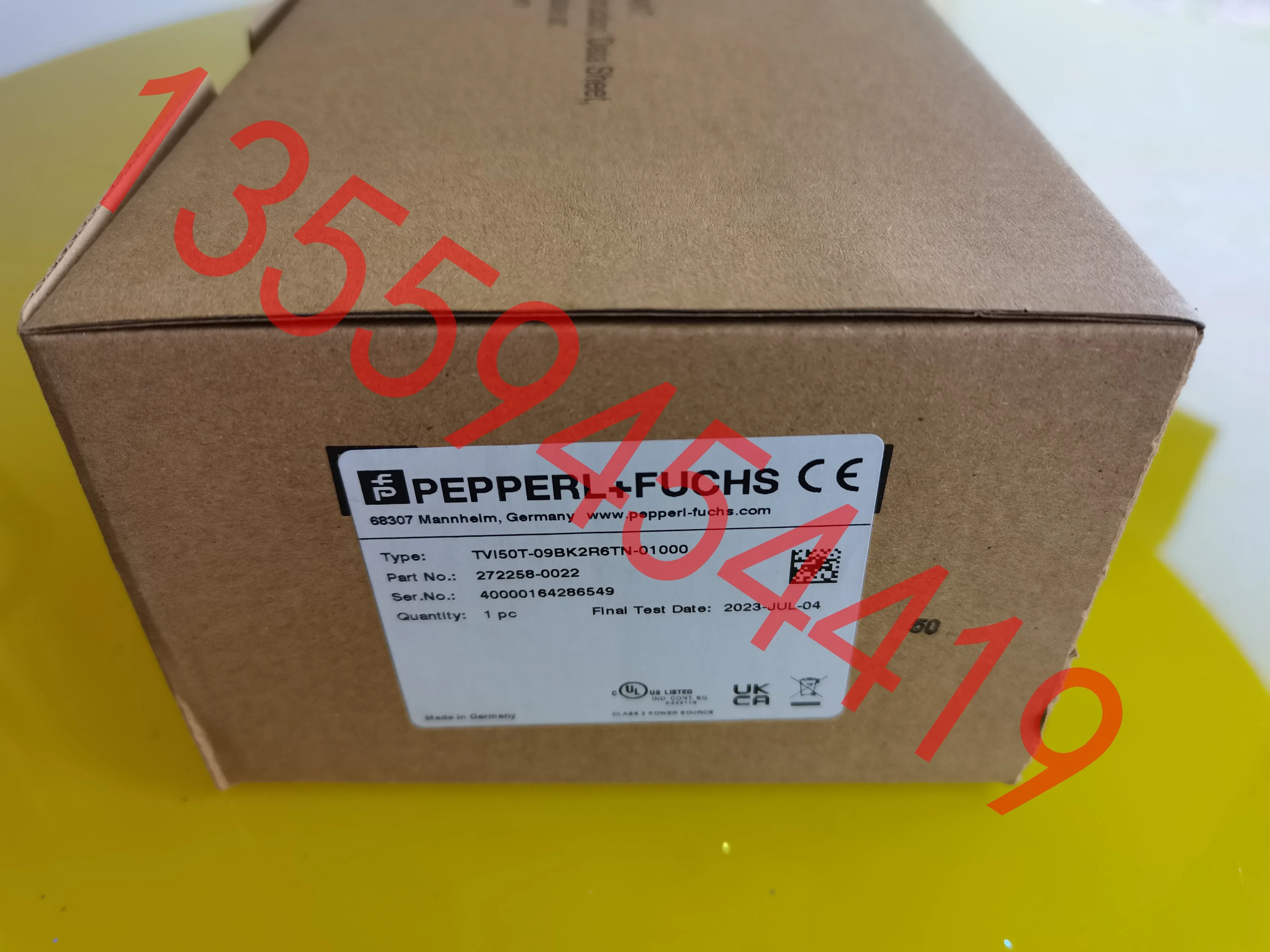 2026.4 P+F Beijiafu Encoder TVI50T-09BK2R6TN-01000 Original Imported Authentic Free Shipping Order