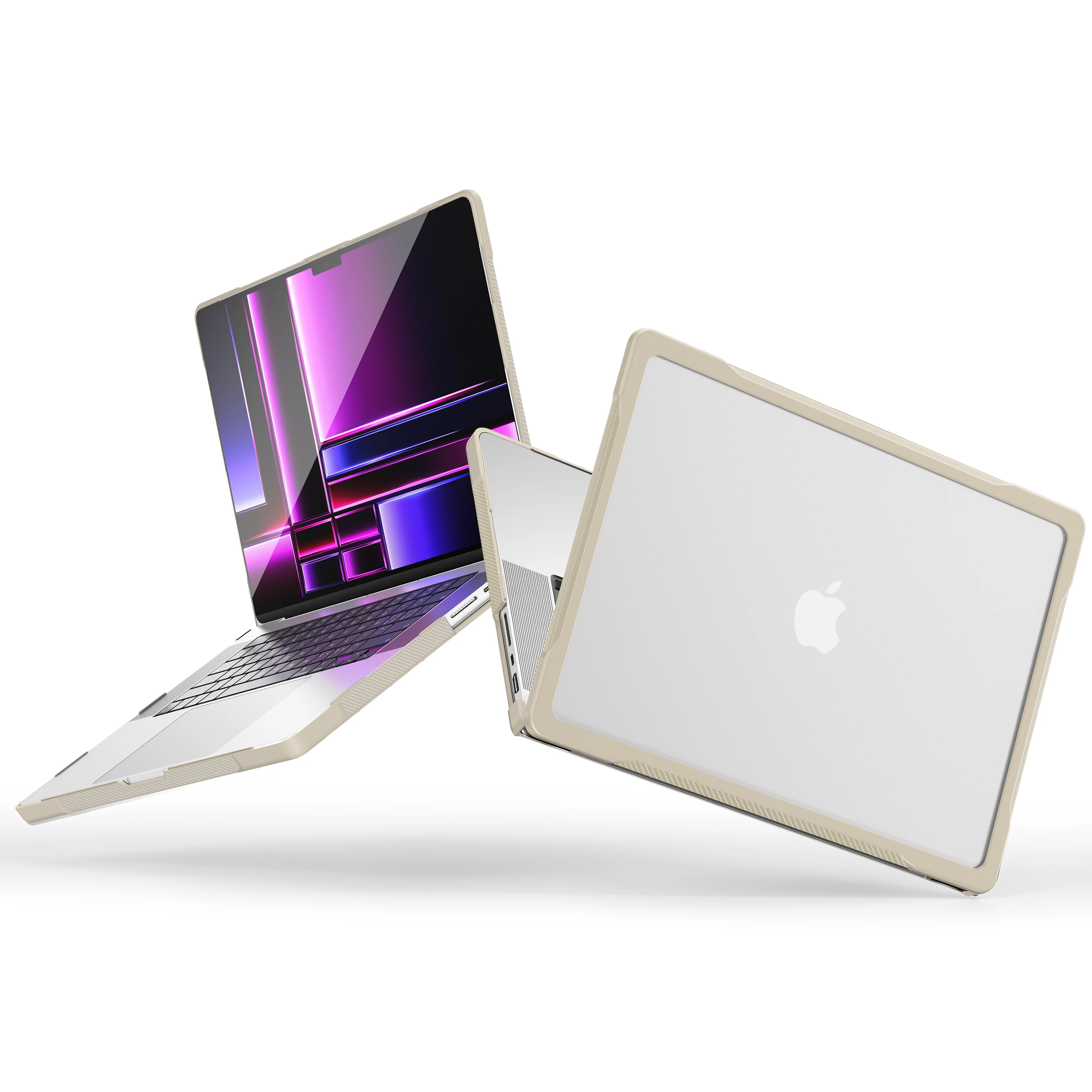 PC+TPU Laptop Cover for Mac Book Pro 16 2021 2023 2024 2026 A2485 M1 A2780 M2 A2991 M3 A3403 M4 A3428 M5Pro A3429 M5Max Case