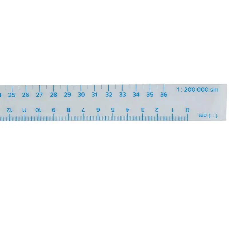 Clear Orthopedic Ruler Accurate Multifunctional Portable Orthopedic Rulers Transparent Elbow Rulers 36cm For Professional