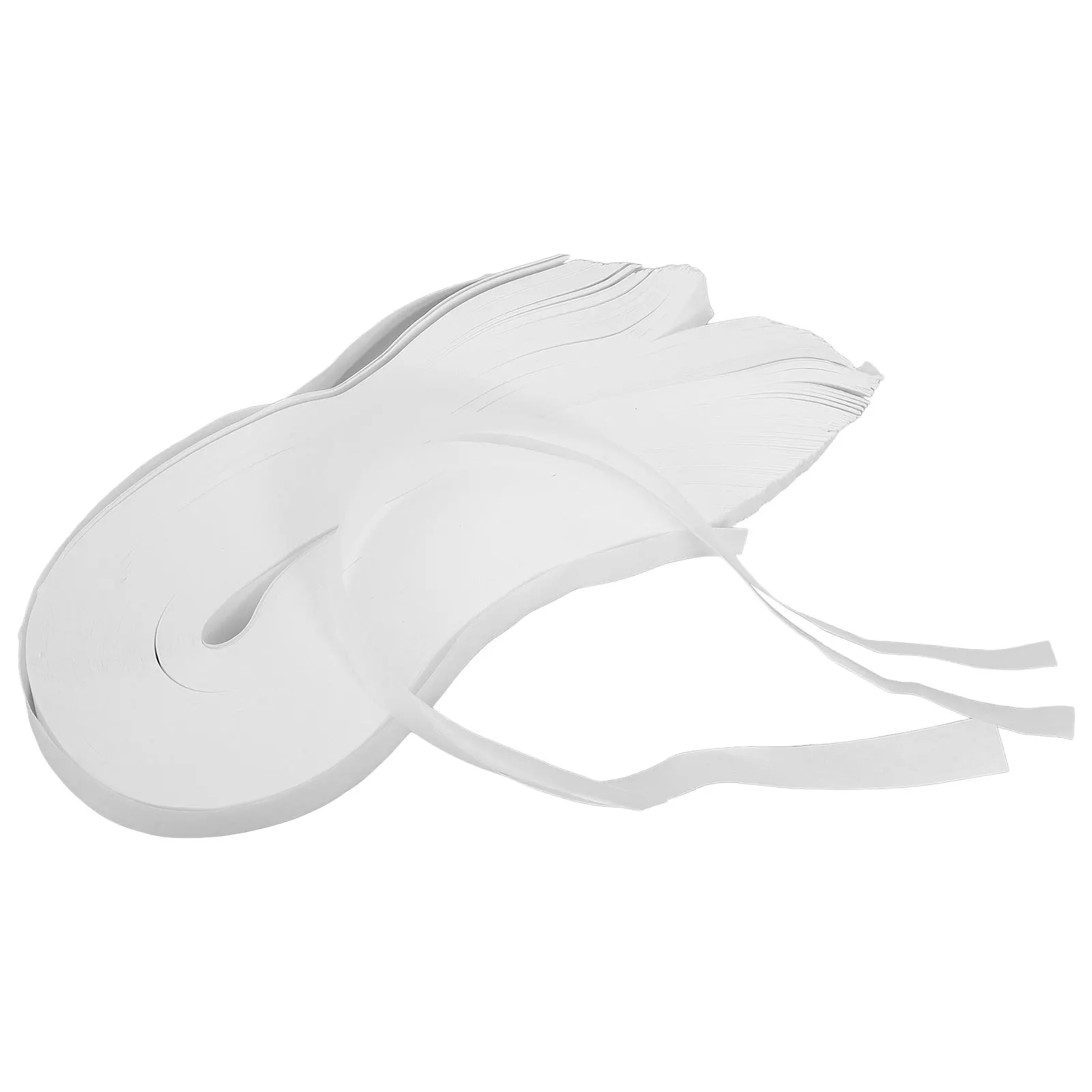 

400pcs Banknote Wrapping Paper Straps White Thin Hand Tied Efficient Money Bundling Currency Bands Bill for Retail