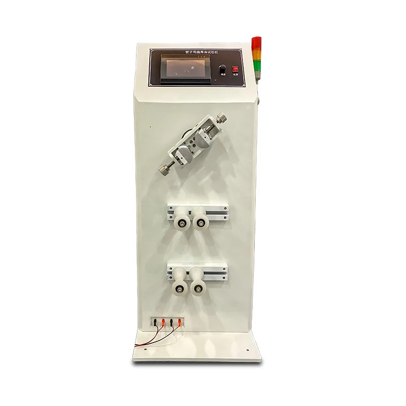 

Inlet and drain pipe bending life testing machine Threaded plastic corrugated hose Repeated bending fatigue testing device