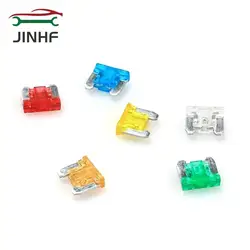 24pcs Auto Car Truck Motorcycle Fuses 5A 10A 15A 20A 25A 30A Mixed Sizes Low Profile Kit Micro Mini Blade Fuse