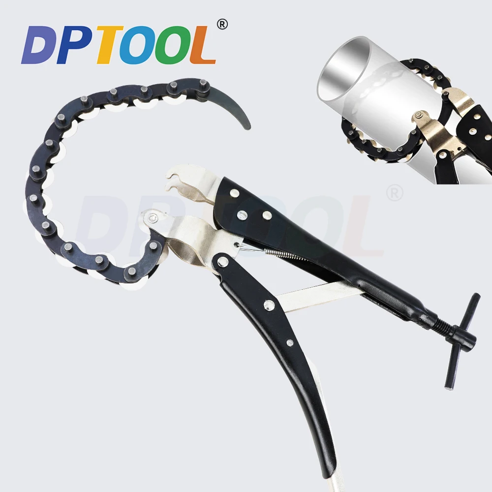 

Exhaust Tube Chain Cutter, 0.6" to 3.3" Tailpipe Cutter, Tube Cutting Pliers for Cutting Exhaust Pipe Copper Pipes