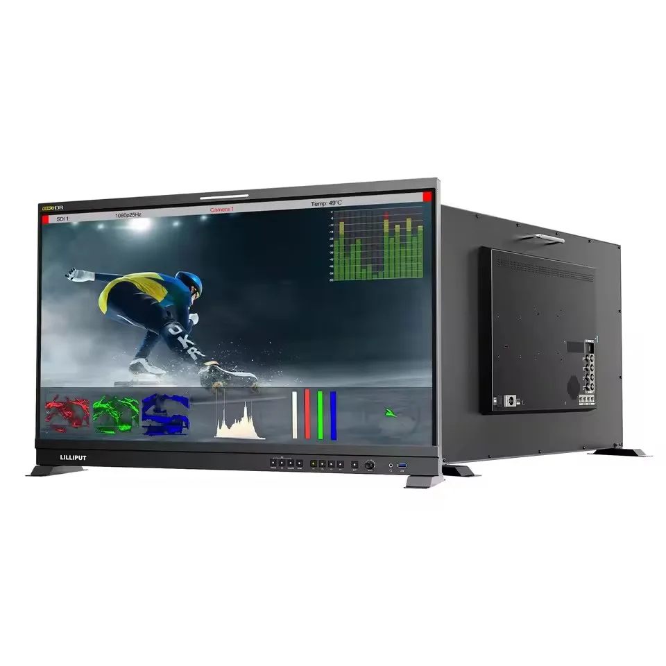 -LILLIPUT Q31-8K 31,5 дюйма, 3840 x 2160, 350 нит, 12G-SDI/HDMI-совместимый вещательный студийный монитор, 12G-SDI, 12G-SFP, HDMI-совместимый