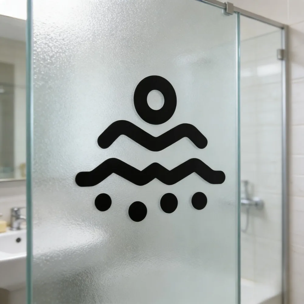 3D Acrylic Jacuzzi Sign Self-Adhesive Wall Art Plaque Sticker Decor for Restaurant Hotel Home Shop Spa