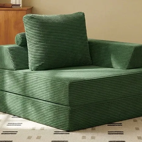 Folding sofa bed module combination lazy sofa can lie down and sleep tofu block single tatami small apartment