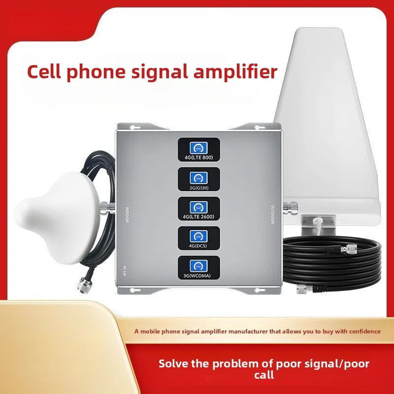 5 Band 4G 5G Mobile Signal Amplifier Cellular Signal Booster Signal Repeater for Home