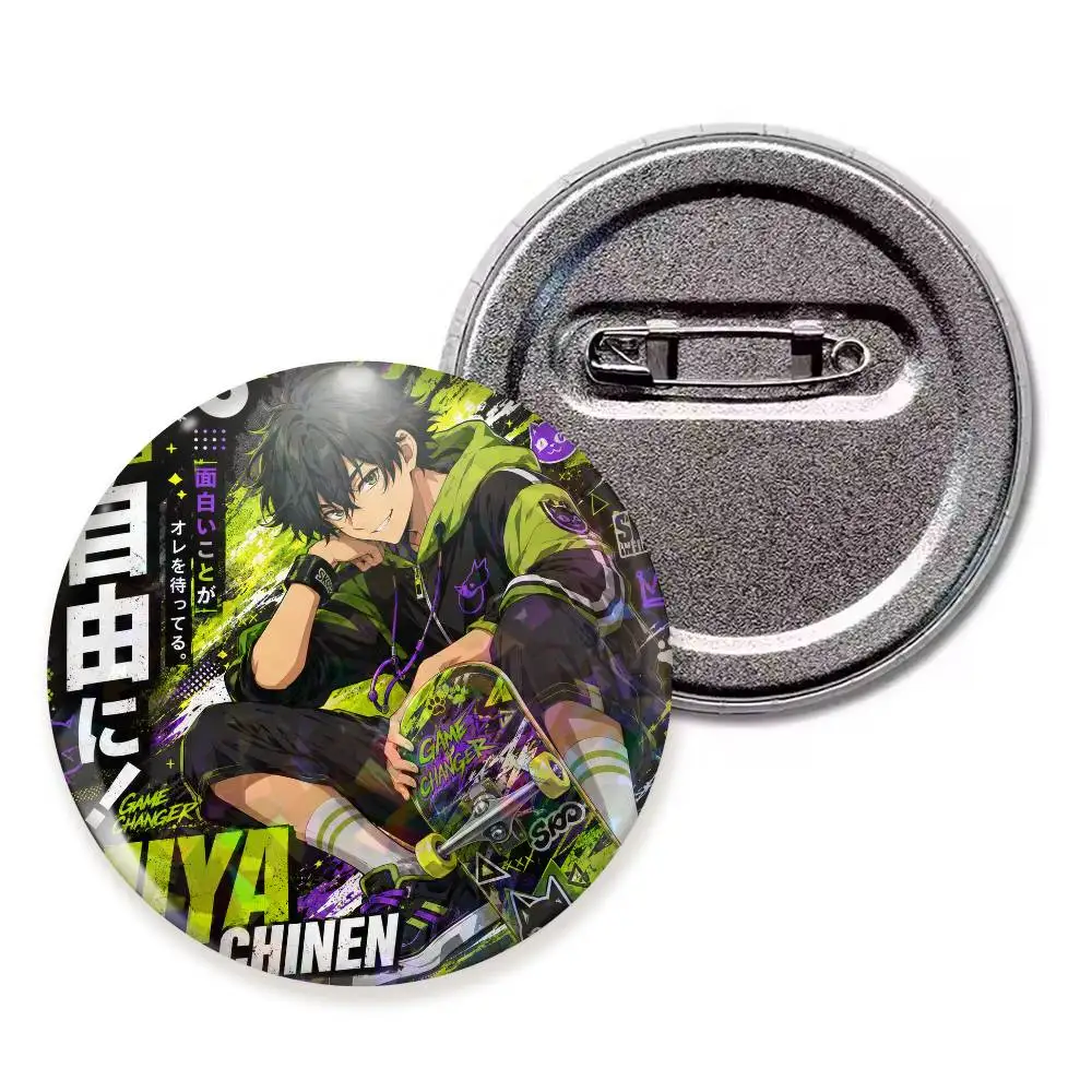 SK8 the Infinity Art Badges Button Round Creative Pin Brooch Badge Bag Decor Accessories Fans Collect Friends Gifts