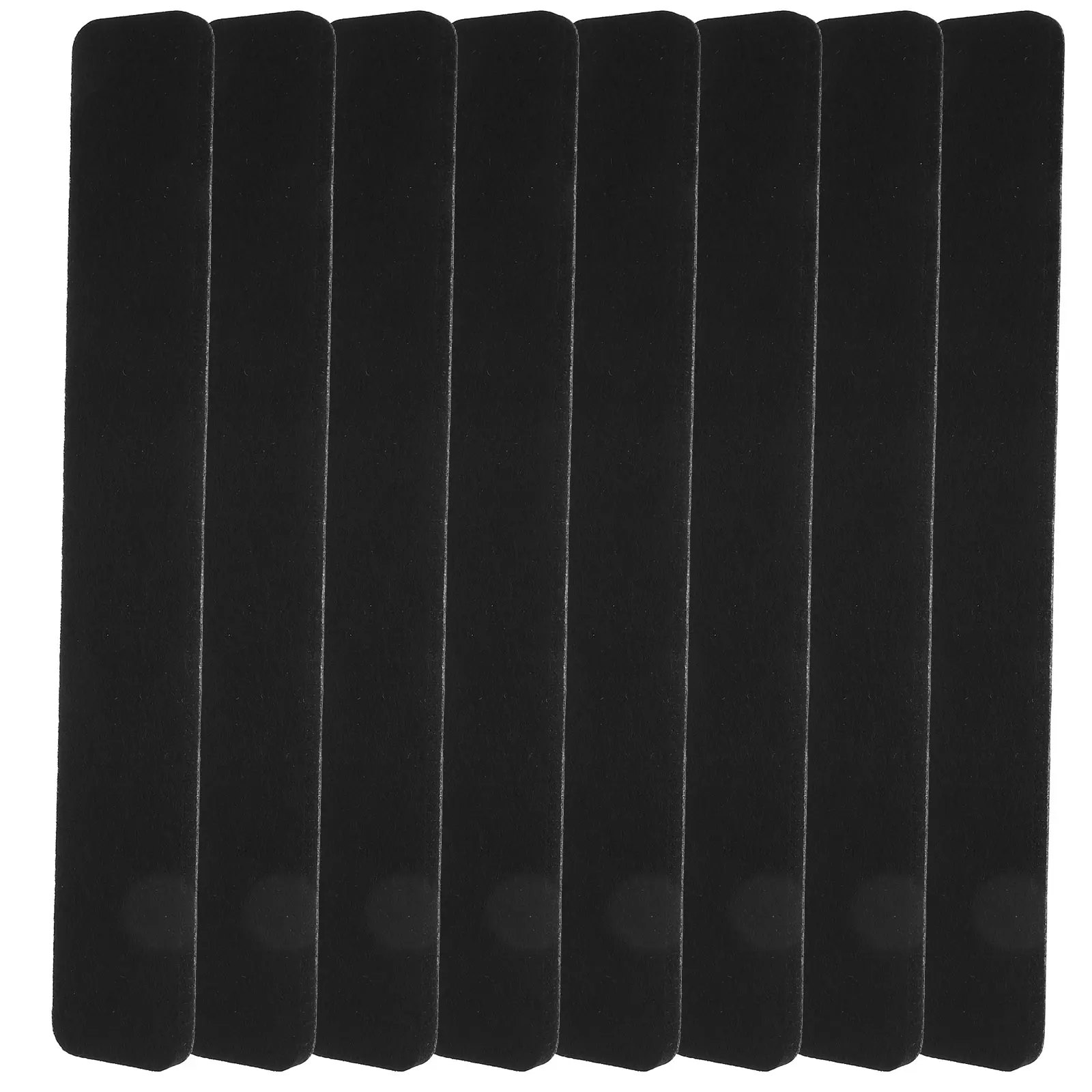 

8 Pcs Felt Bulletin Board Notice Boards for Office Strips Borders Black Decorative Pin Wall